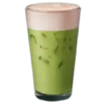 Iced Strawberry Matcha Tea Latte